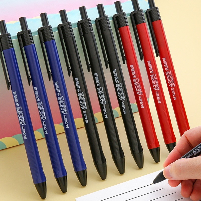

Retractable Gel Pen School Office Oily Ink Signature Pen