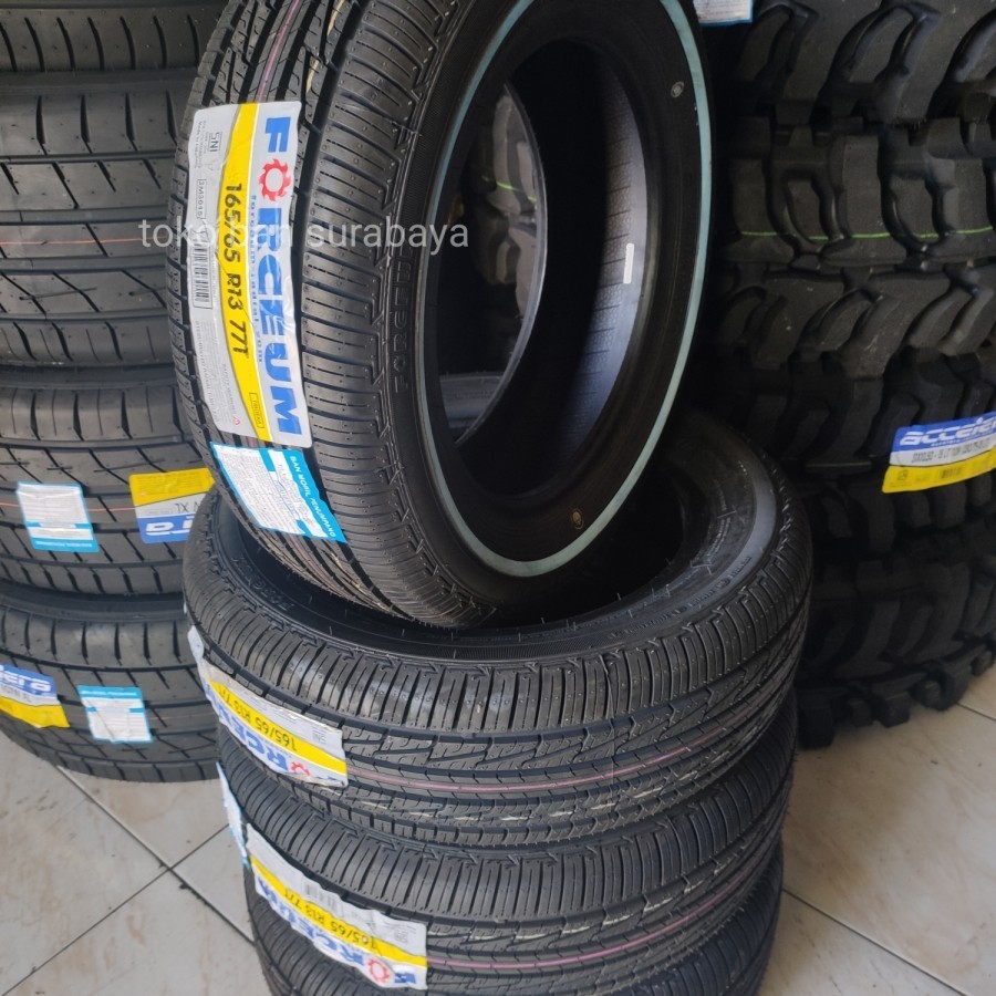 PROMO Ban Forceum 165/65 R13 165/65R13 16565R13 165/65/13 16565 R13 R13 R13 Trideka WLW White Wall S