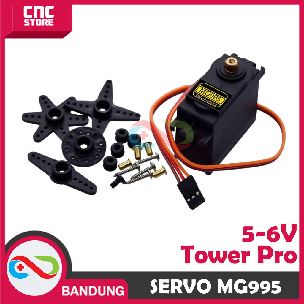 MOTOR SERVO TOWER PRO MG995 MG 995 FULL METAL 180 DERAJAT-A