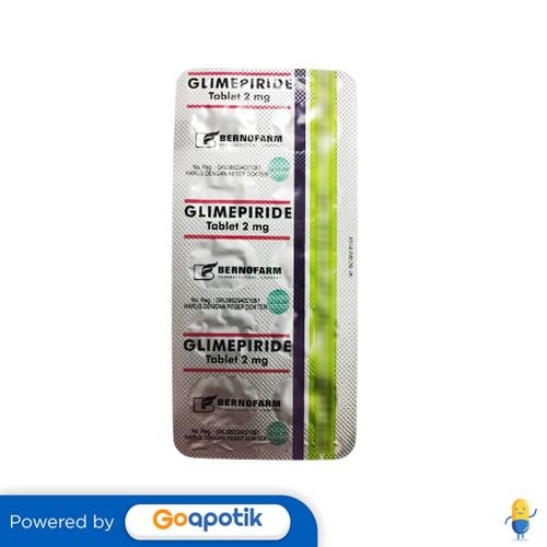 Glimepiride Bernofarm 2 Mg Strip 10 Tablet