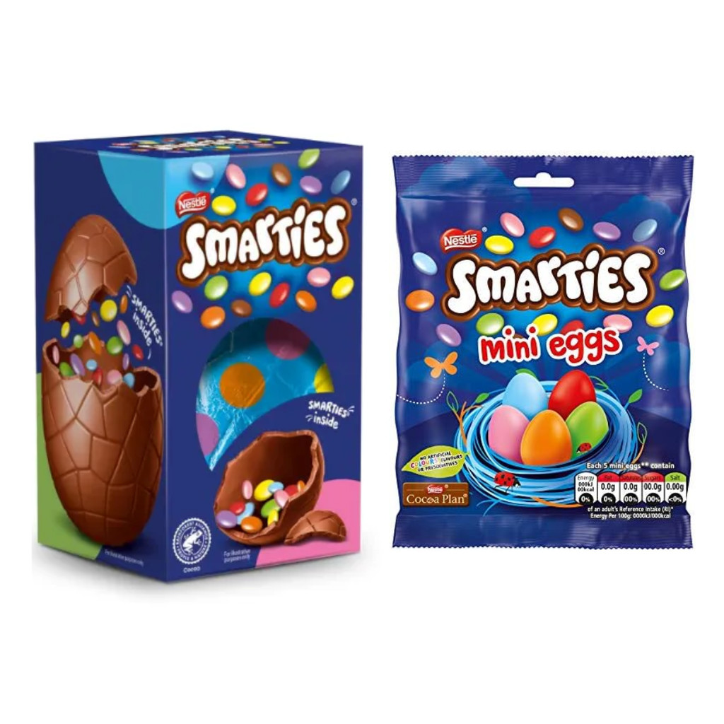 

Nestle Smarties SML Eggs 100g | Mini Eggs 80g