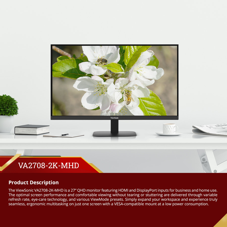 ViewSonic Monitor VA2708-2K-MHD