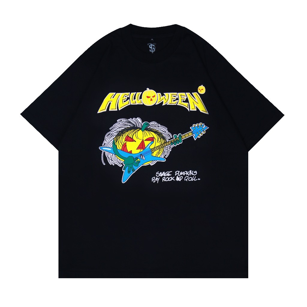 KAOS BAND HELLOWEEN TOUR EUROPE 1988 KAOS MUSIK PRIA WANITA UNISEX | BAJU BAND