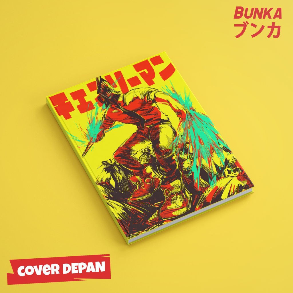 

Notebook Anime Chainsaw Man Denji B Hardcover A5 Buku Tulis Catatan Notes Agenda Planner Jurnal