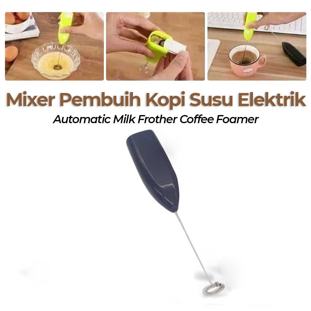 Hand Mixer Mini Pengocok Telur Milk Frother Electric Battery Power - F-016 Mixser Mikser