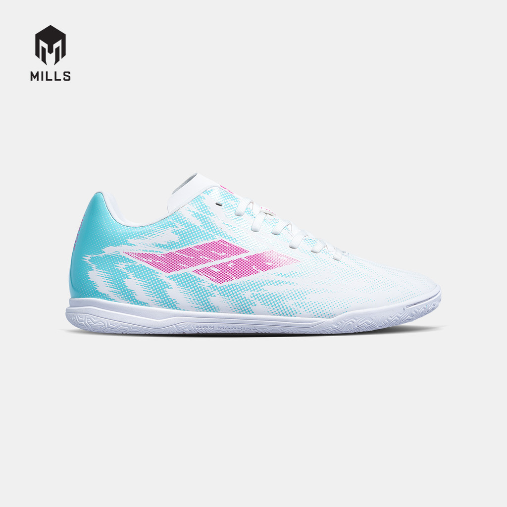 MILLS SEPATU FUTSAL XENON IN JR WHITE/TURQUOUISE 9801604