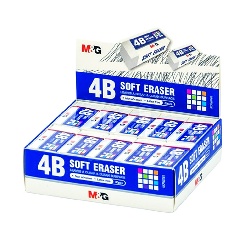 

4B Eraser Penghapus Pensil M&G AXPN0759/ AXPN0761 1 Pcs
