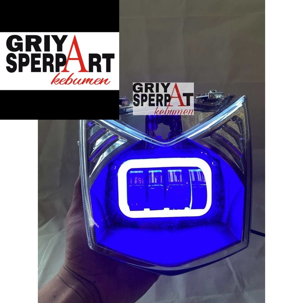 LAMPU DEPAN BEAT FI 2012-2015  LED 4 LENSA