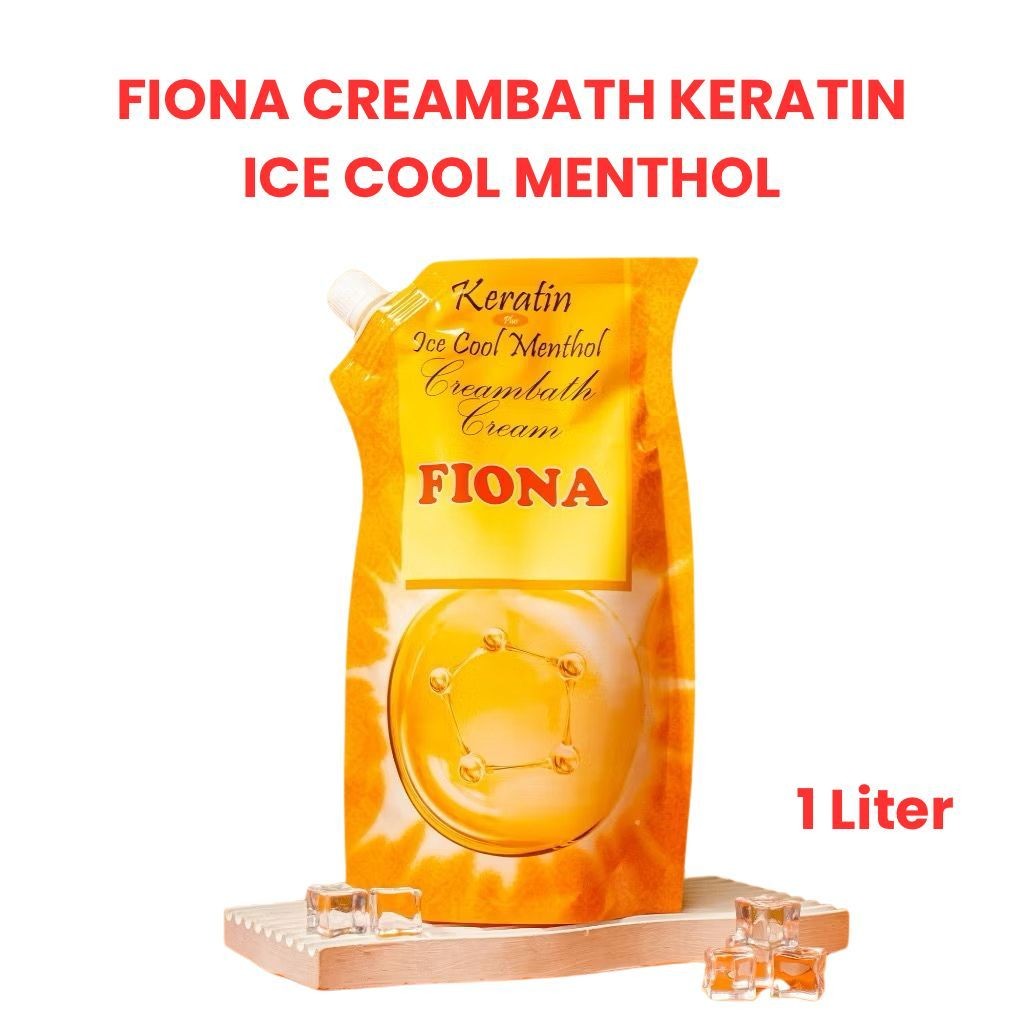Creambath Keratin Fiona Ice Cool Menthol 1Liter / Fiona Creambath Keratin 