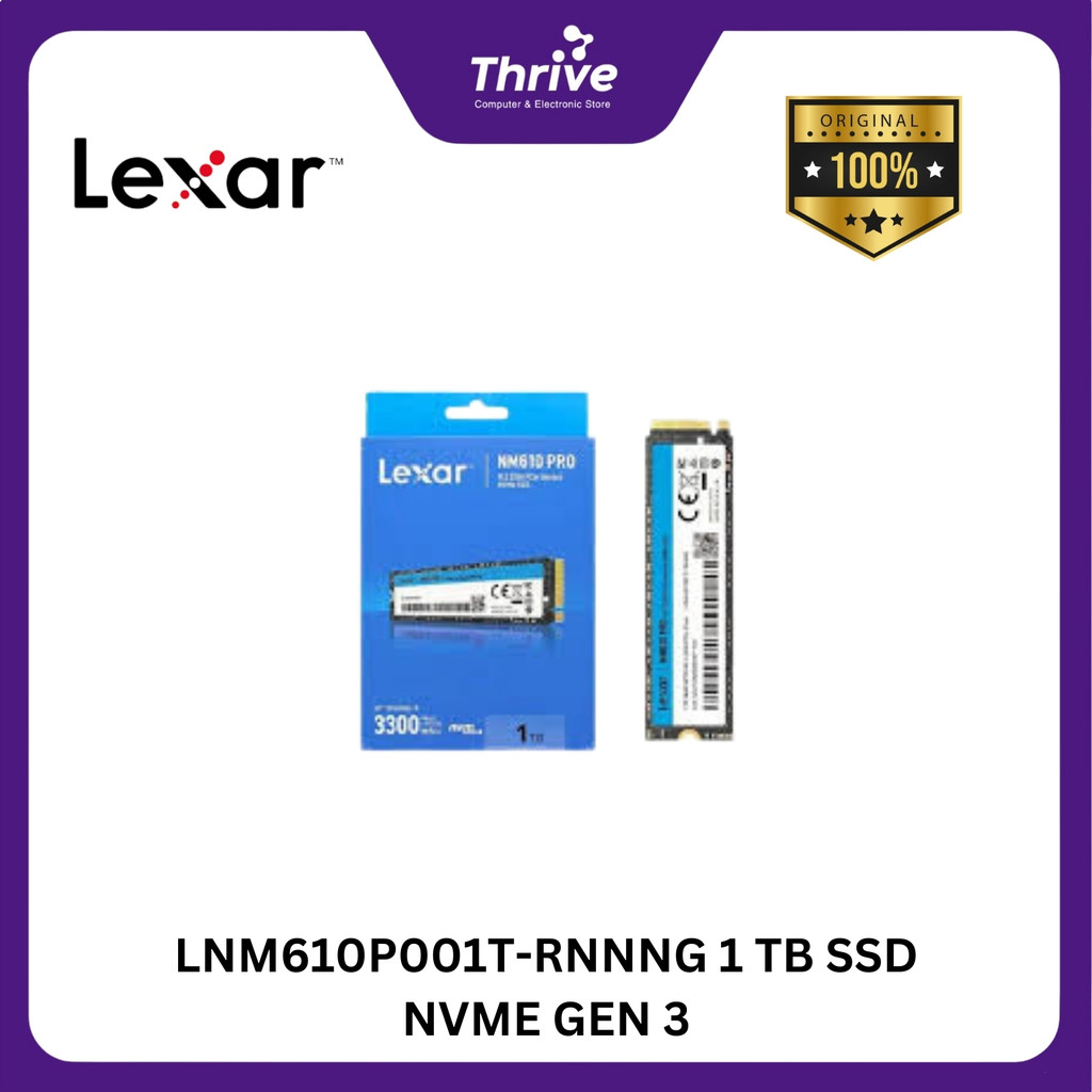 LNM610P001T-RNNNG 1 TB SSD NVME GEN 3