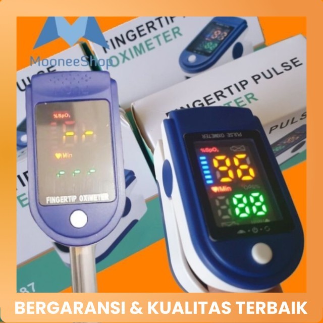 LK87 PULSE OXIMETER FINGERTIP LK87 LED 4 WARNA OXYMETER SATURASI OKSIGEN DARAH