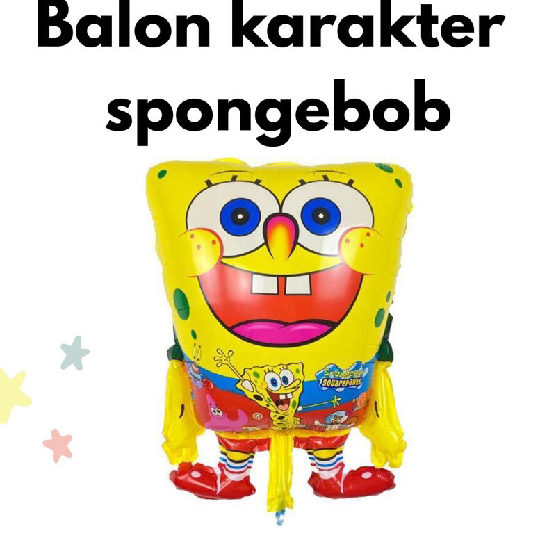 balon karakter / balon gas spongebob