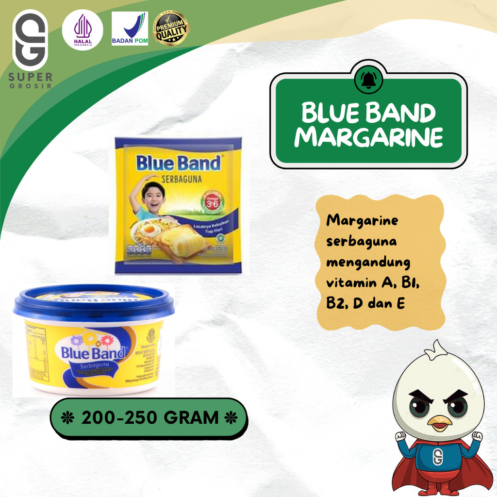 

Blueband Margarin Serbaguna / Cake & Cookie / Ada Kemasan Repack Los