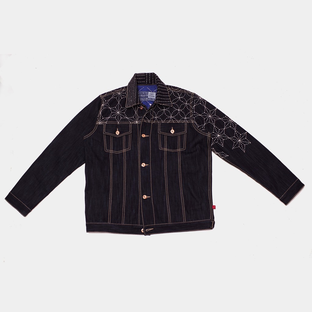 CRAFT DENIM | SASHIKO INDIGO DENIM JACKET