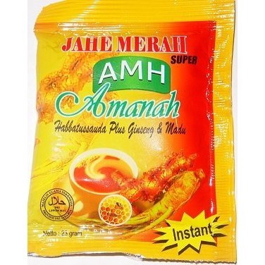 

INBUY MART - Per Sachet AMH Jahe Merah Super Amanah Per Sachet 23gr ORIGINAL