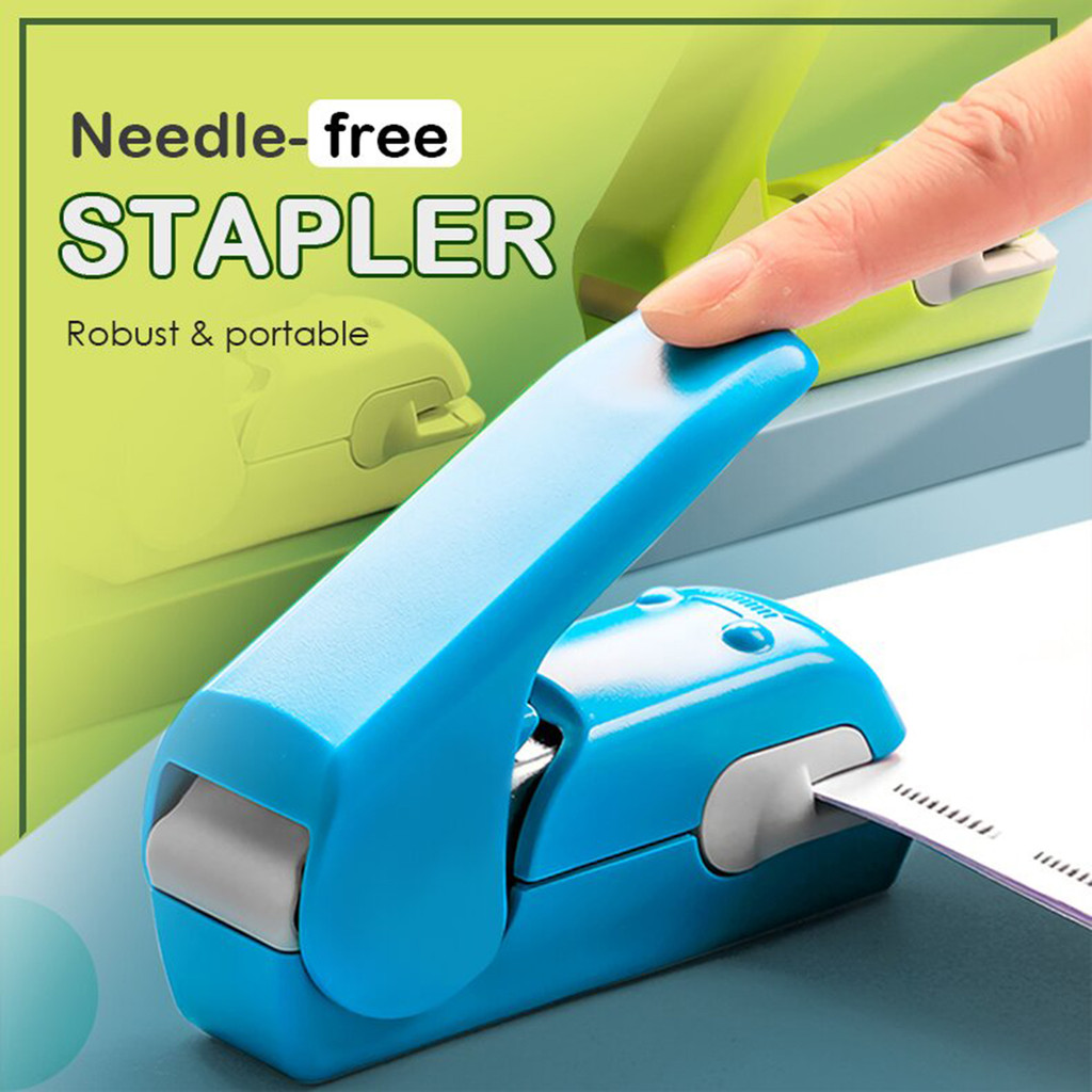 

Staple Free Stapler Time Saving Effortless Needle Free Handhled Stapler Mini Mini Portable Stapler Handhled