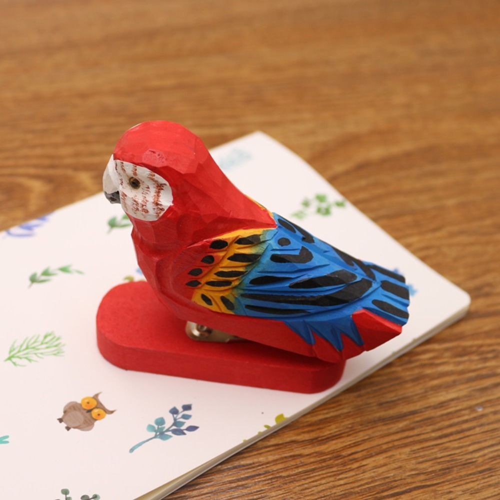 

Cute Creative Handmade Woodcarving 3D Animal Stapler Mini Wood Stapler Send staples Office Learning Desktop Decoration