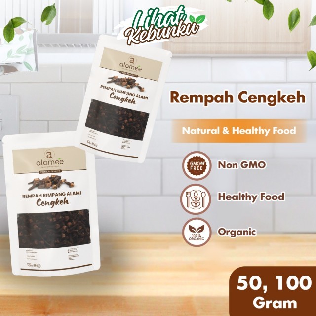 

ALAMEE Cengkeh Rempah Kering Organik Cloves Rimpang Organik Alami 100gr 50gr LIHAT KEBUNKU