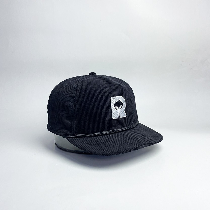 Horori.co - Enjoy Renewal - Topi Rope Hat Corduroy - Rope Hat Corduroy Hitam