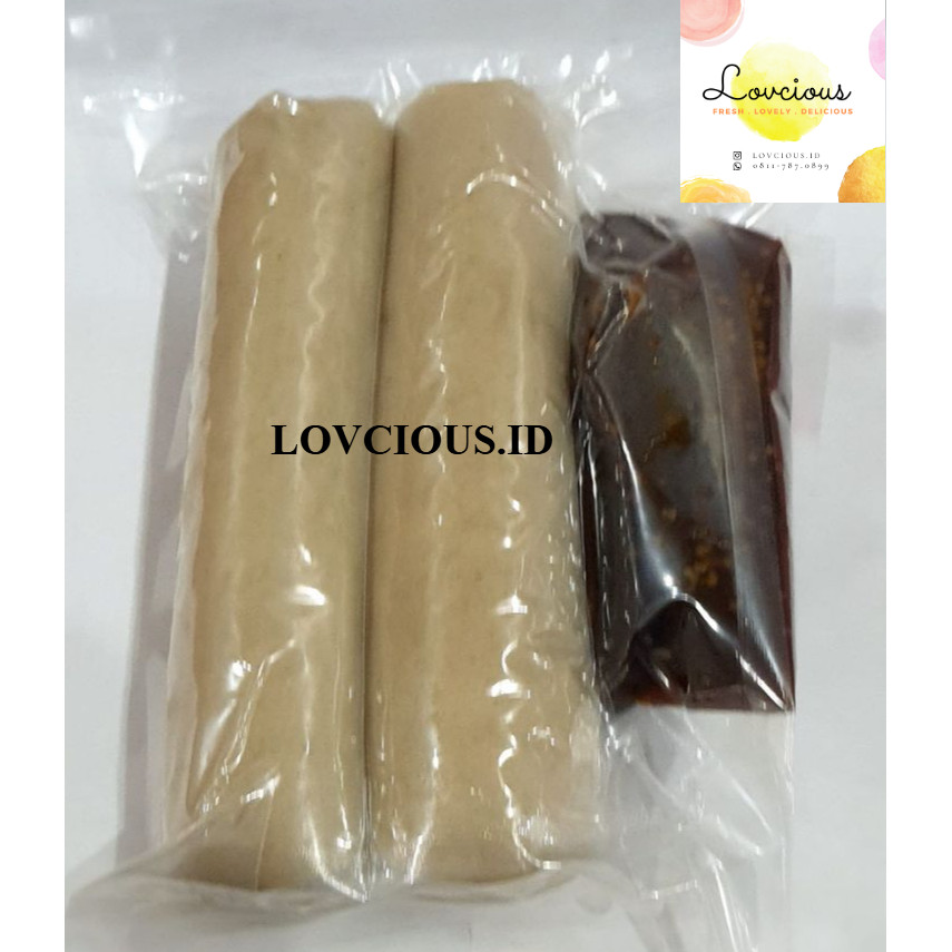 

PEMPEK LENJER BESAR PREMIUM / IKAN PUTAK / VACUUM PACK ISI 2 + CUKA