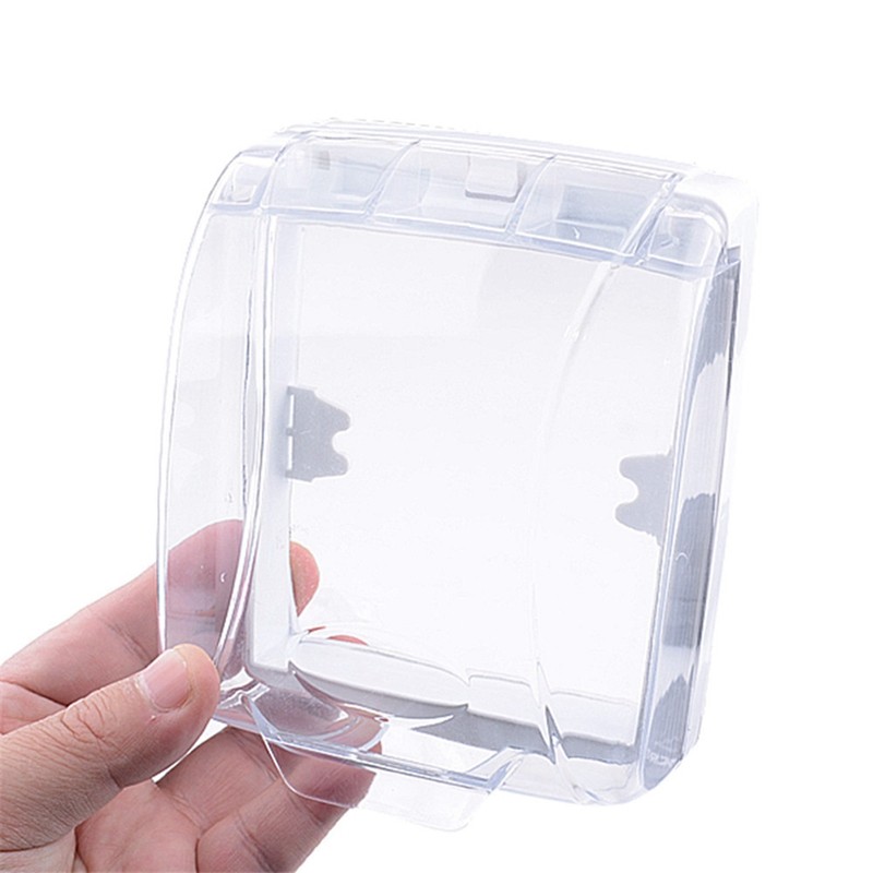 

Doorbell Waterproof Cover Transparent Rainproof Cover Box Outdoor Suitable Button Waterproof Cover