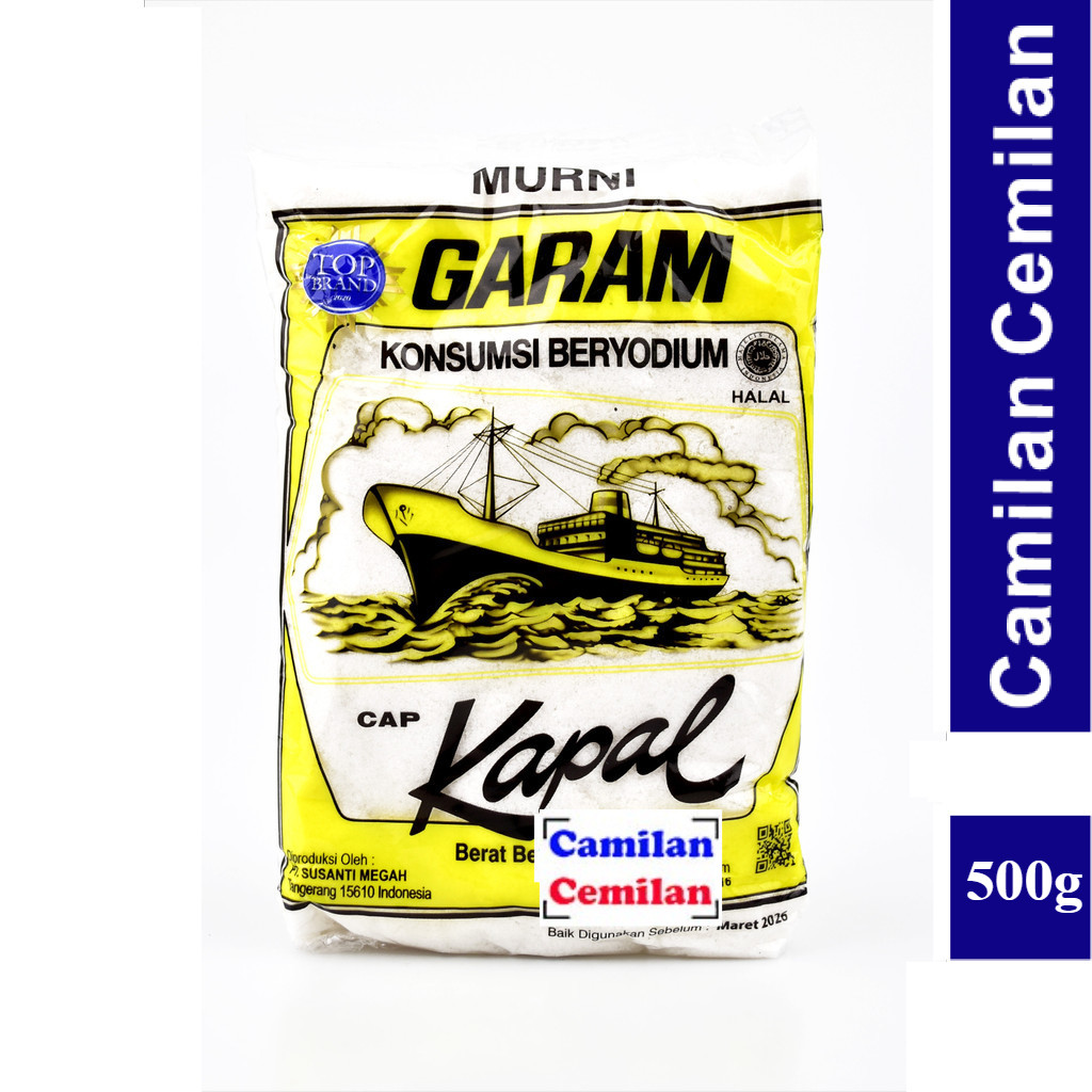 

Garam Kapal Murni Yodium 500 gr