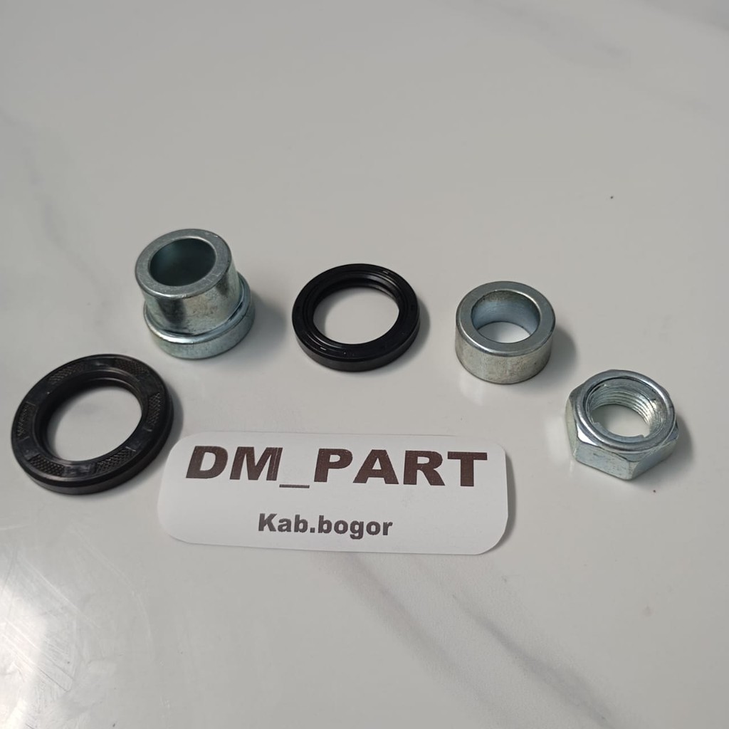 PAKET BOS BOSH bushing MUR NUT LUAR DALAM SWING ARM RODA SIL RODA BELAKANG VARIO 125 VARIO 150 old n