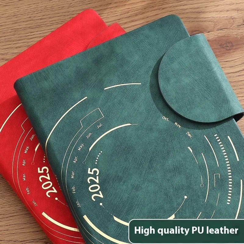 

2025 New Technology Vintage High-End Notebook Business Office Diary Meeting Record Book Chinese Mainland Origin