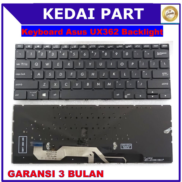 Keyboard Asus Zenbook Flip 13 UX362 UX362f UX362fa Backlight