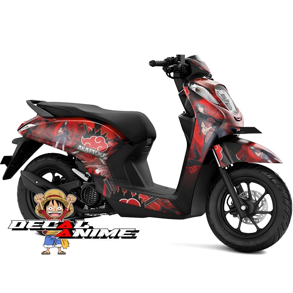 Decal Stiker Genio Full Body Sticker Genio Full Skotlet Variasi Anime - Naruto Itachi