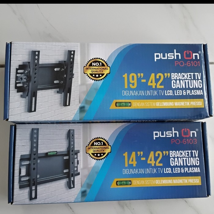 PUSH ON BREKET TV 14-42 PO-6102/19-42 PO-6101/26-60 PO-6103