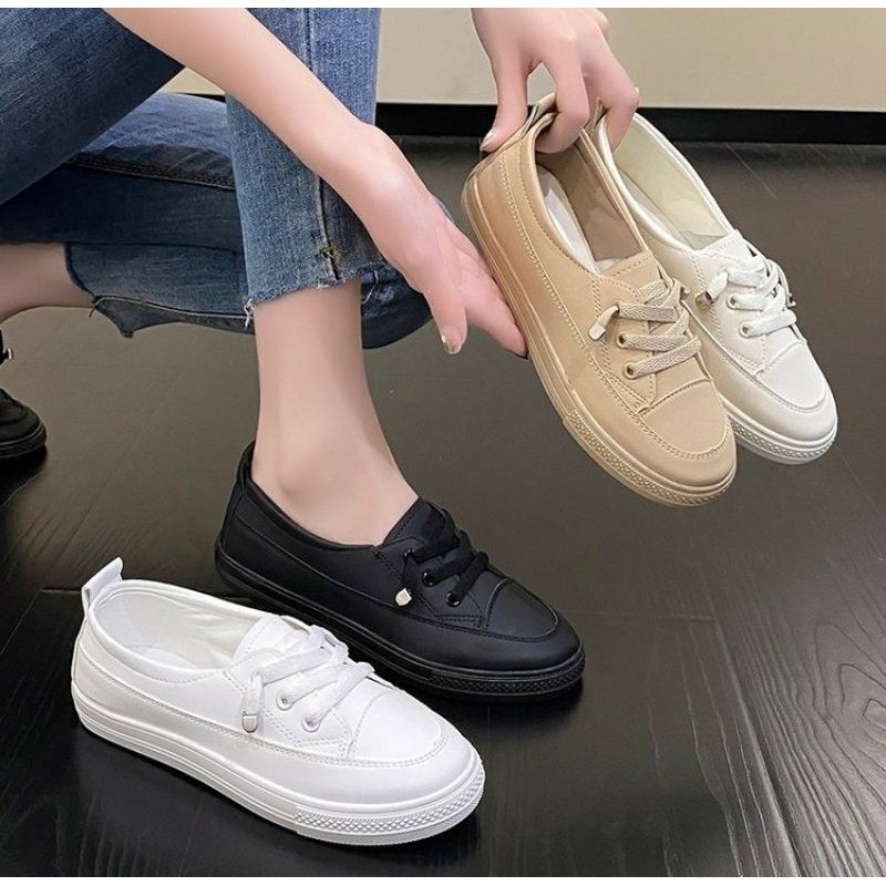 EVR Seohyun Sale 90% Sepatu Sneakers Wanita / Sepatu Putih Korean Style Terbaru LV0103