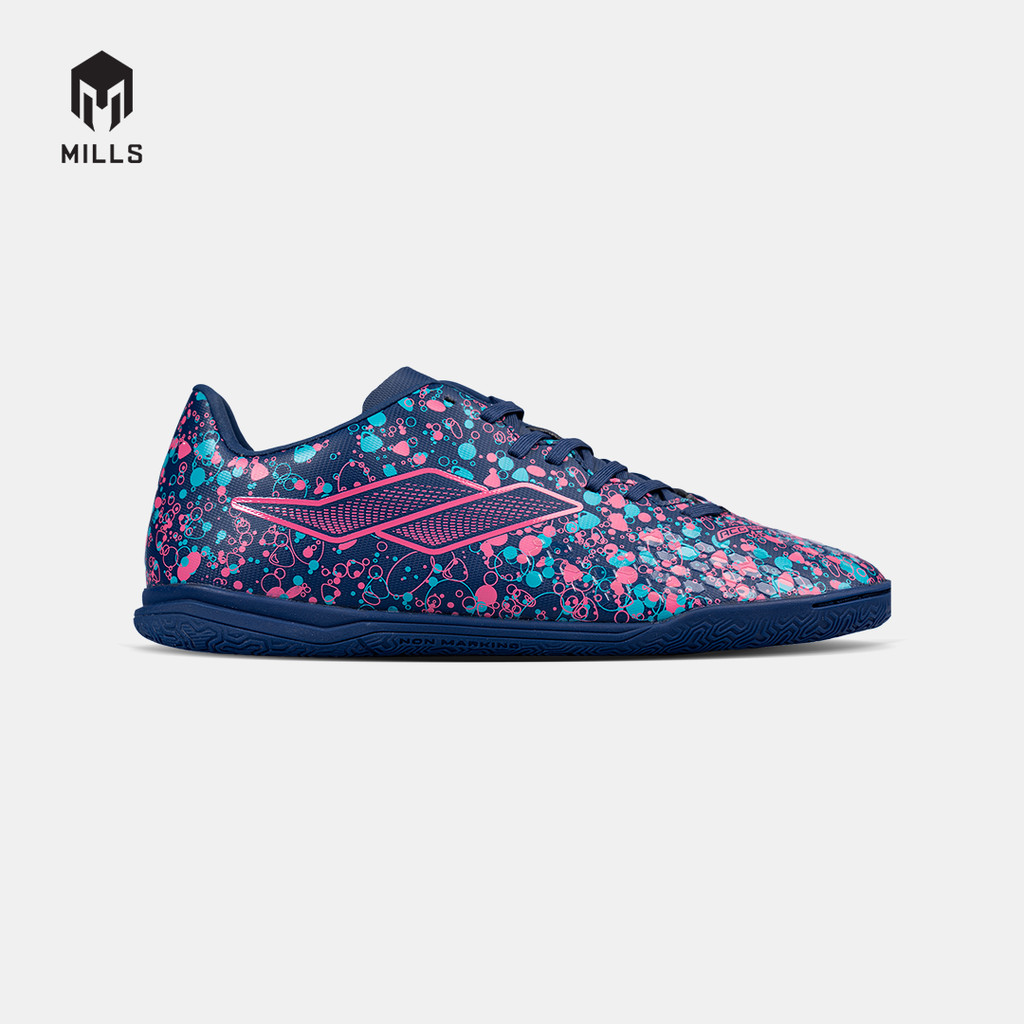 MILLS SEPATU FUTSAL OXY IN JR - NAVY/MAGENTA - 9801103