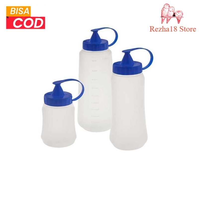 R18 Botol Kecap Dan Saus Bahan Plastik 350ml 500ml 850ml