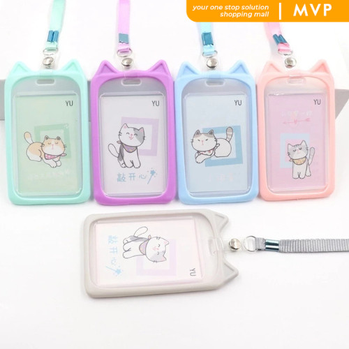 

MVP Name Tag Lanyard Gantungan Kartu Motif Kucing Lanyard Card Holder Gantungan Kartu Nama