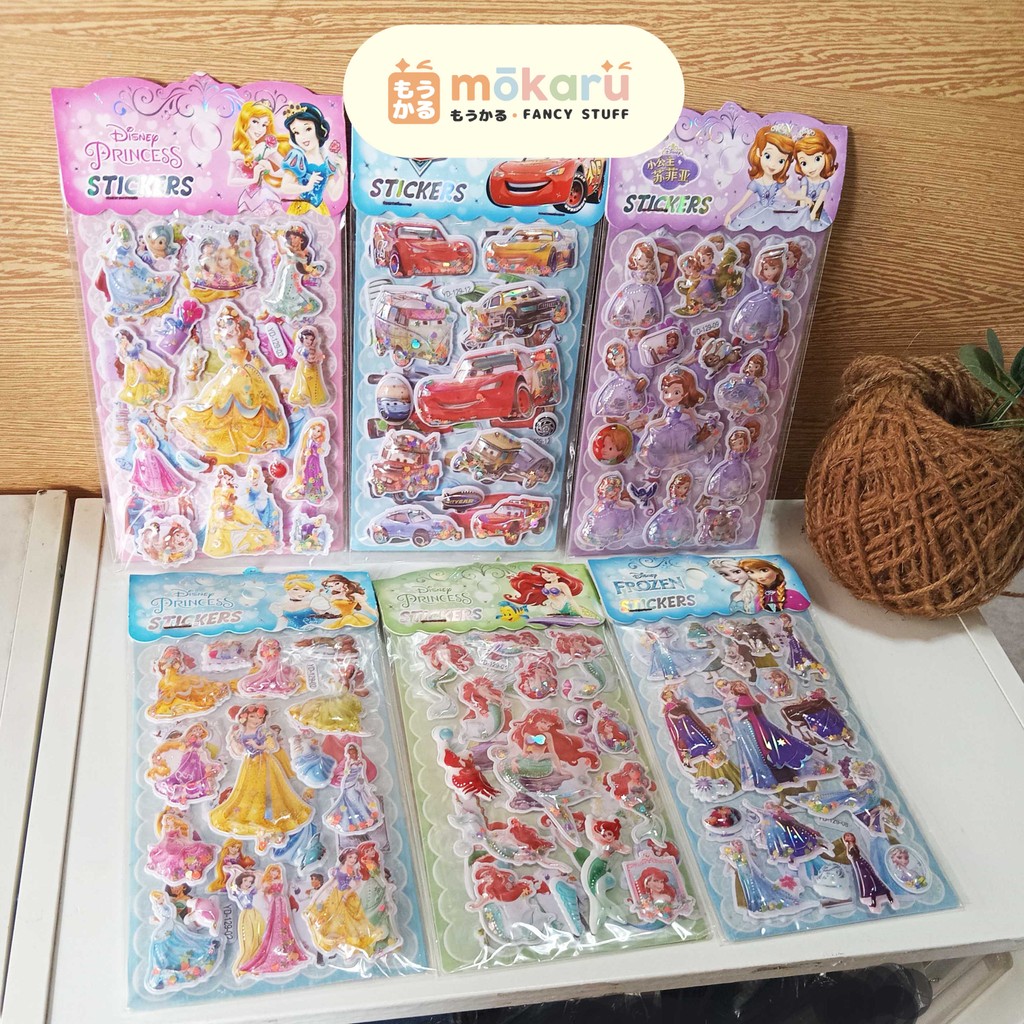 

Sticker Disniy / Stiker Tempel Mainan Kartun Timbul 3D YD-129 Murah