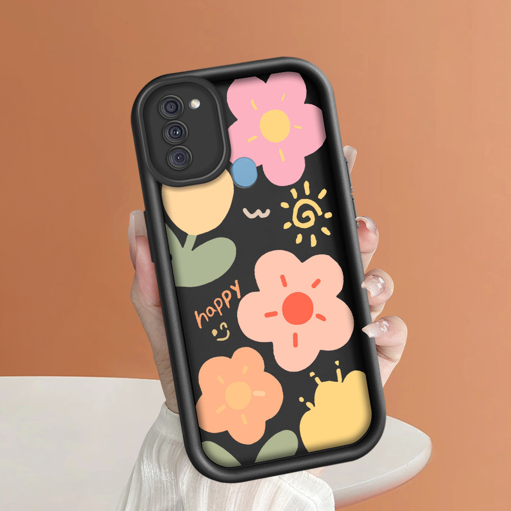 Casing Hp Untuk Compitable With Samsung A11 M11 Phone Case Cesing Soft Cover Color Flower 4647 Mode 