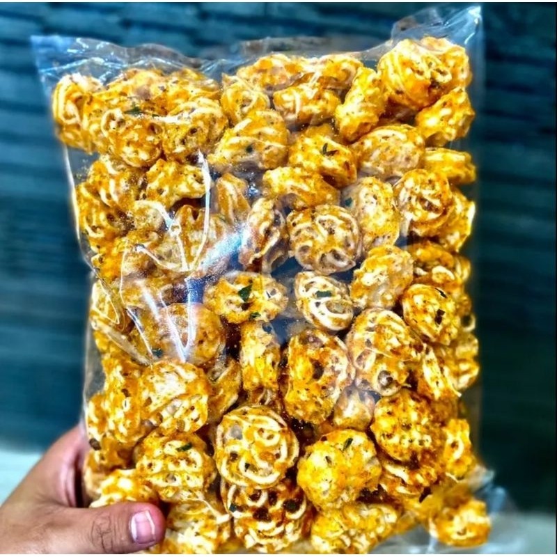 

Kerupuk Seblak Tatangga Mamang Rafael Pedas kencur daun jeruk 500gr