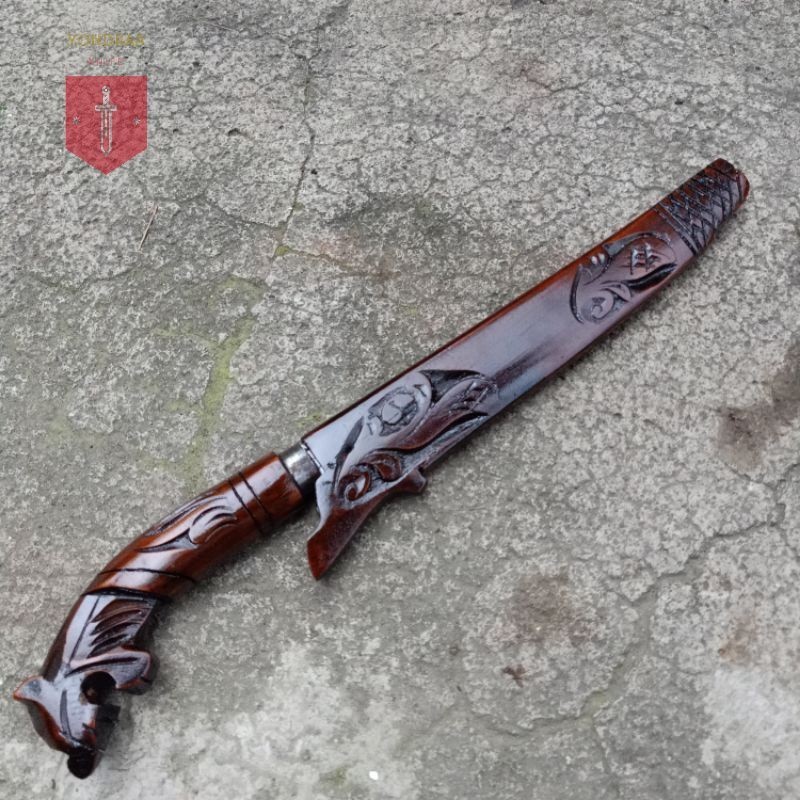 (COD) Pisau sembelih ukir macan / pisau dapur / pisau unik / pisau macan / pisau sembelih