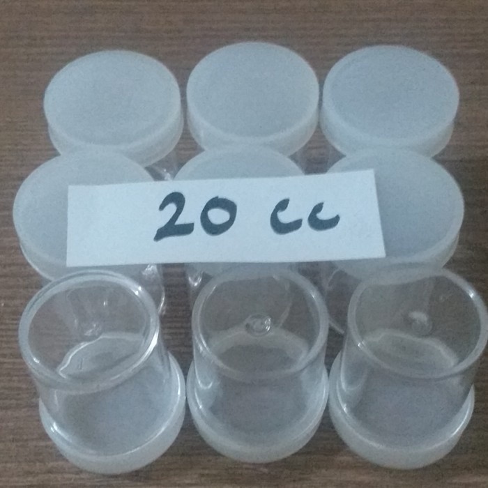 Pot urine 20cc 20mL dahak plastik sputum salep kapsul