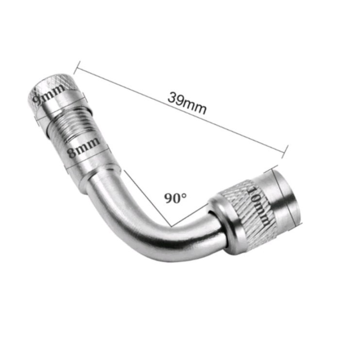 [ORIGINAL BOSS] Pentil Tubles Bengkok Pentil Tubeless Motor Vespa Pentil Bengkok