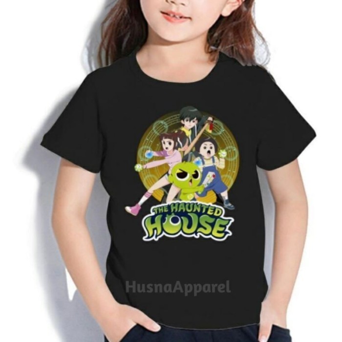 BAJU ANAK KAOS ANAK SHINBI HOUSE - Hitam, S
