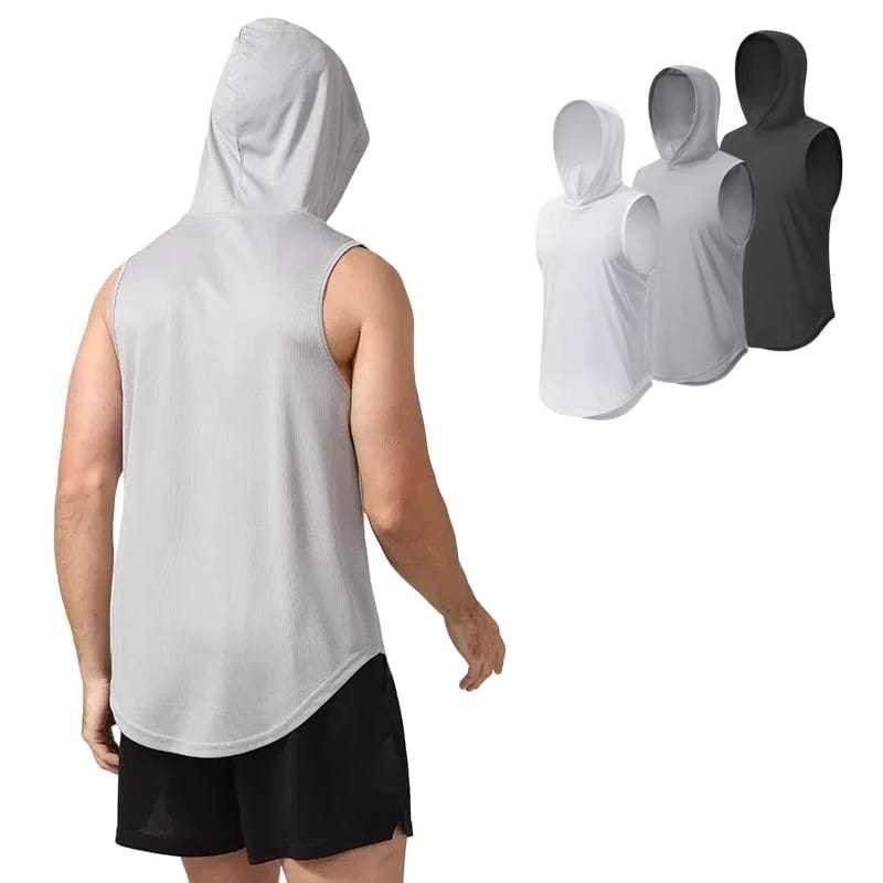 PREMIUM Singlet Gym Pria Hoodie Hodie Baju Training Pria Hoodie Hodie - Kaos Singlet Training Pria G