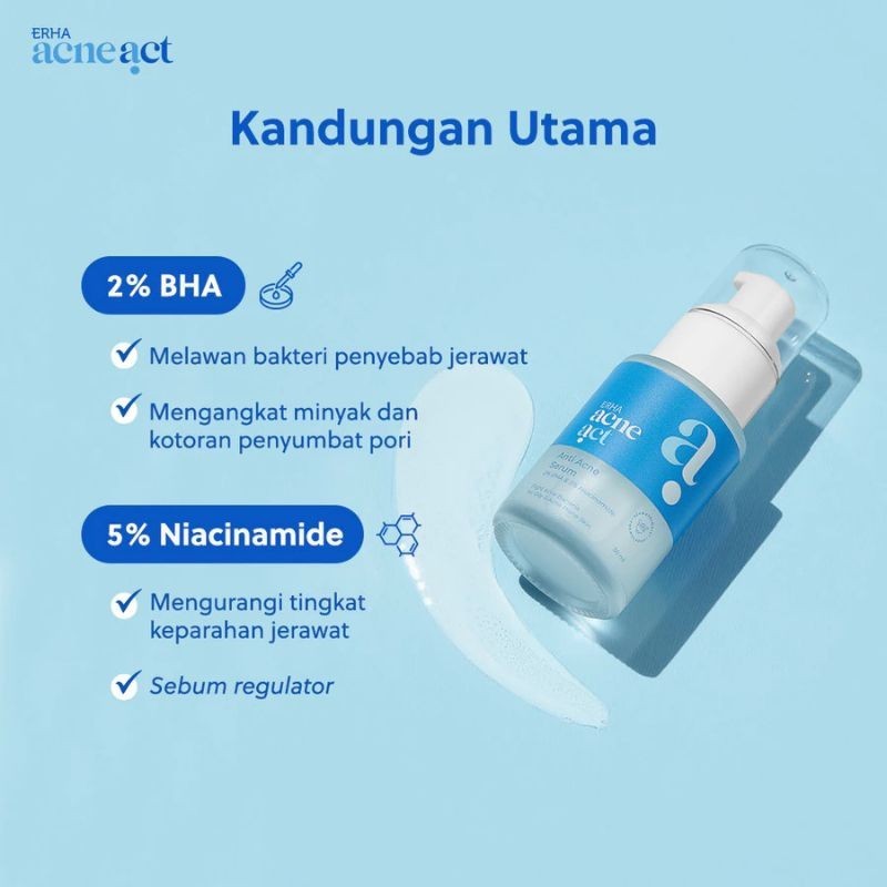 SERUM ANTI ACNE ERHA | serum anti jerawat Erha