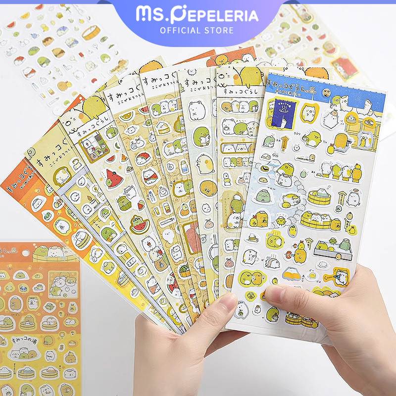 

cute Stiker diary/Stiker Lucu DIY dekorasi kartun stiker semangka hewan-Ms.Pepeleria