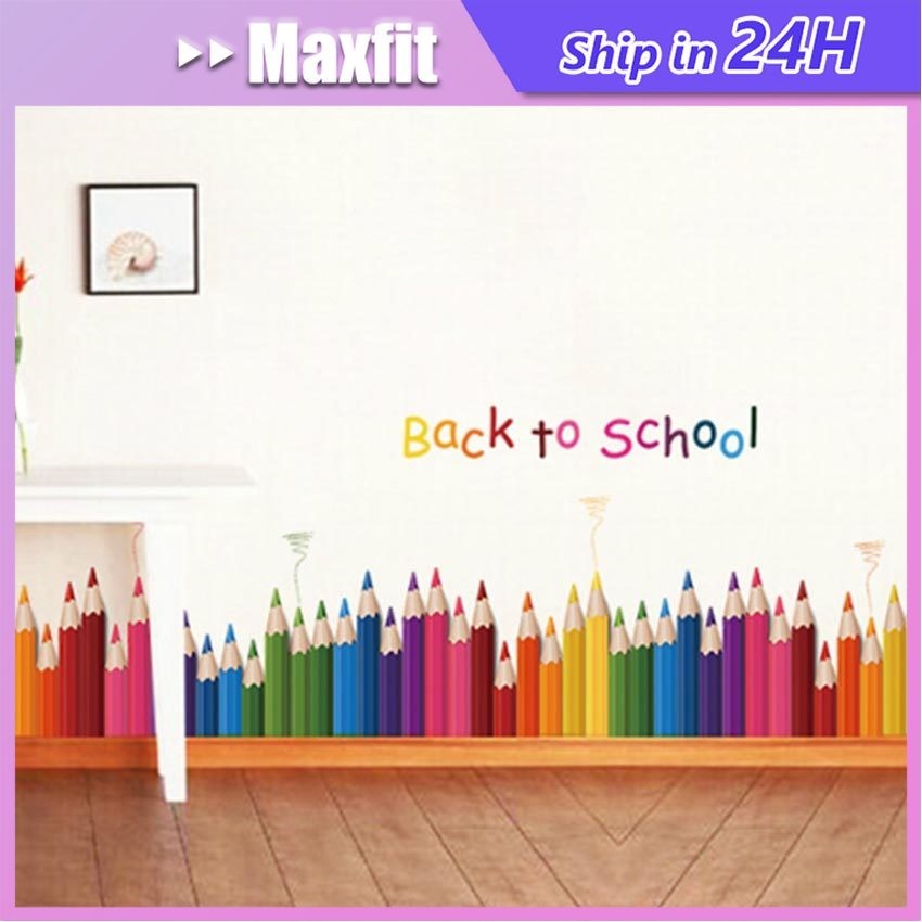 Wall Sticker / Stiker Dinding Pena Wallsticker Wall Stiker List Kamar Tidur Anak / Tk