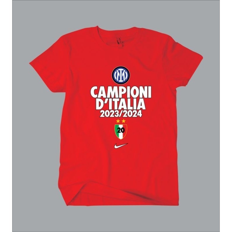 kaos inter milan juara scudetto campioni d italia