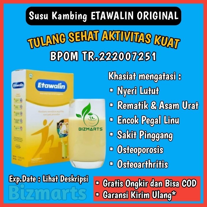 ETAWALIN Susu Kambing Etawa Premium Atasi Nyeri Sendi Tulang Original