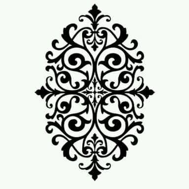 stencil airbrush dayak