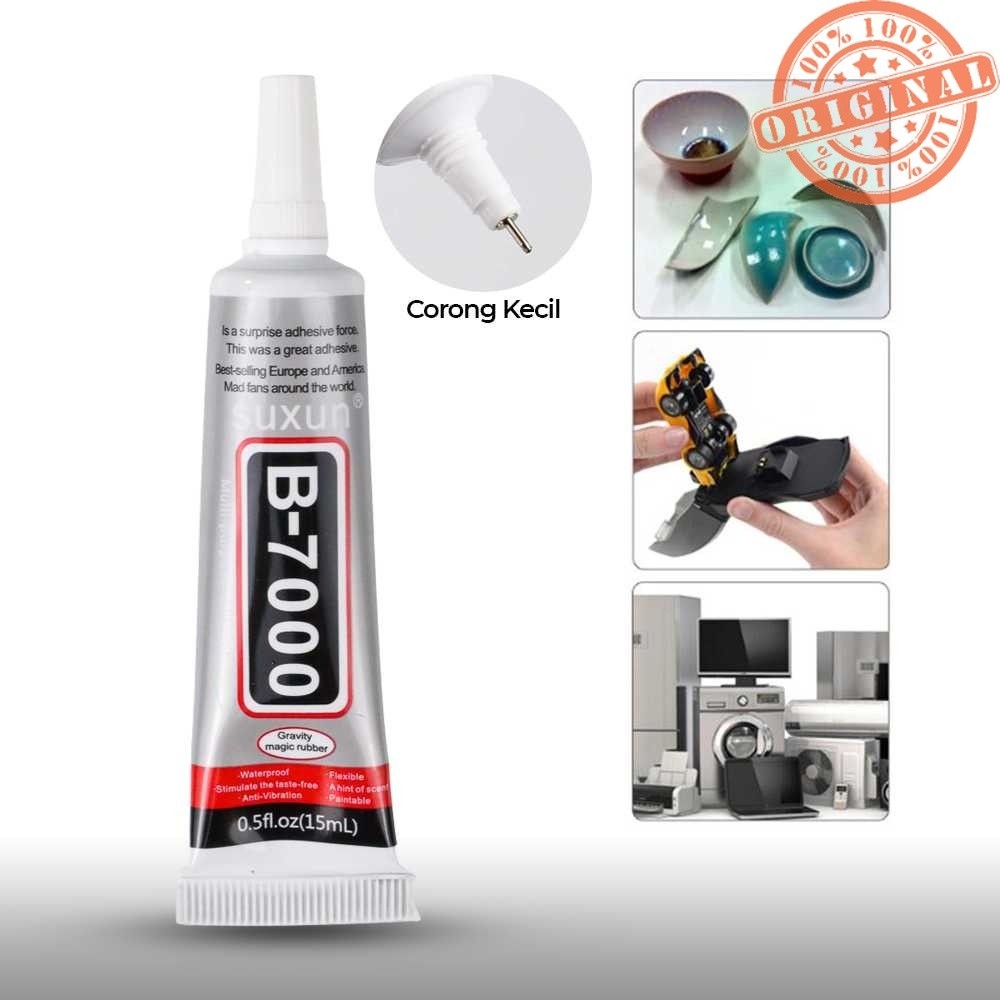 

( Hstore7 ) SUXUN Lem Kuat Serbaguna Power Glue Strong Adhesive 15 ML - B-7000
